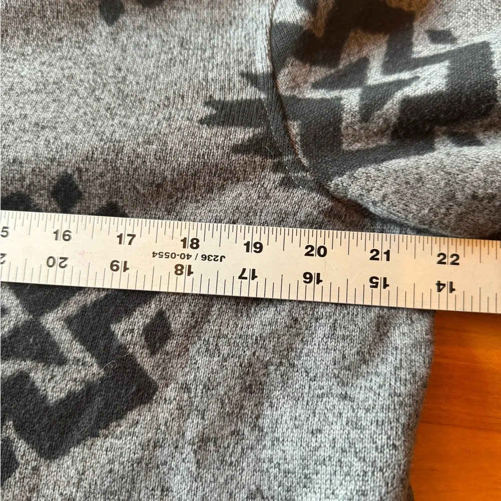 Urban Pipeline New Men’s Sz XL 2/4 Zip‎ Gray Black Aztec Design Pullover Sweater